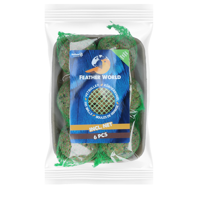 Foto van Feather World zaden mezenbol incl. net (groen)
