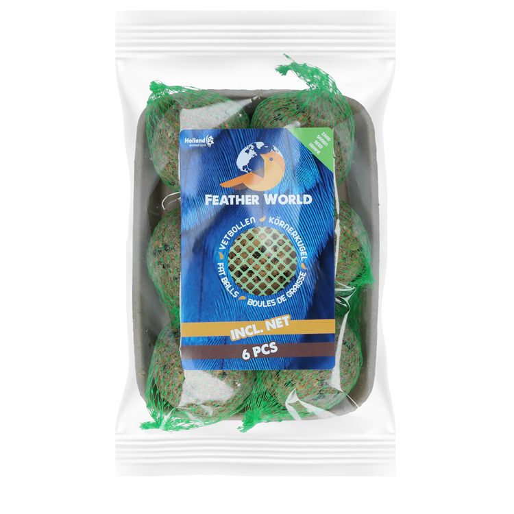 Foto van Feather World zaden mezenbol incl. net (groen)