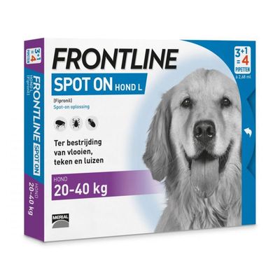 Frontline Spot on 3 large hond Foto van Frontline Spot on 3 large hond