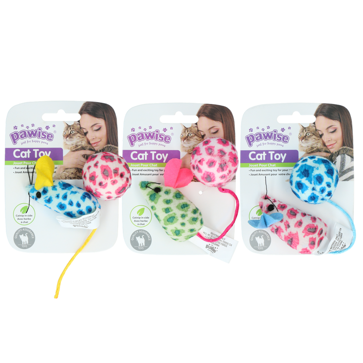 Foto van Pawise Cat Toy - Mice en Ball