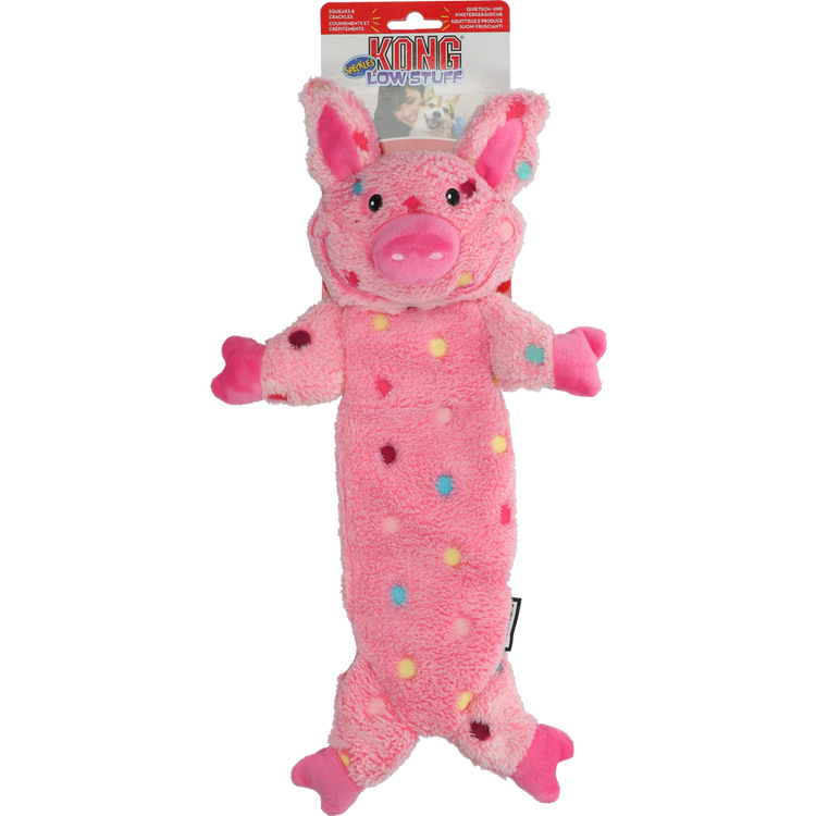 Foto van KONG Low Stuff Speckles Pig Lg