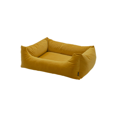 Foto van Madison Velours Dog Bed Geel S