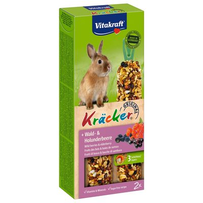 Vitakraft Konijn kracker bosbessen Foto van Vitakraft Konijn kracker bosbessen