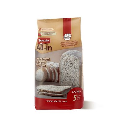 Soezie All-in bruin brood Foto van Soezie All-in bruin brood