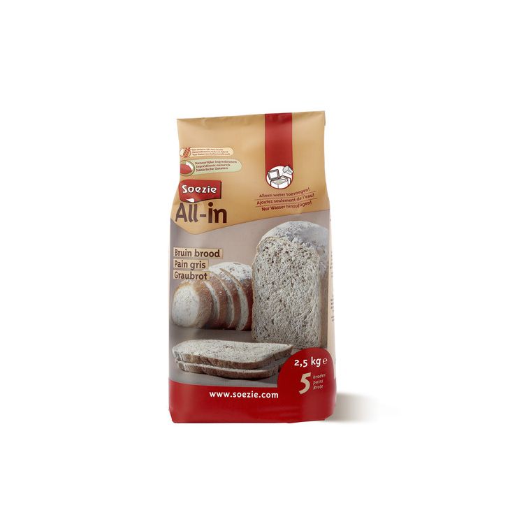 Soezie All-in bruin brood Foto van Soezie All-in bruin brood