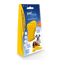 Pet+Me Dog Short Hair Brush Yellow