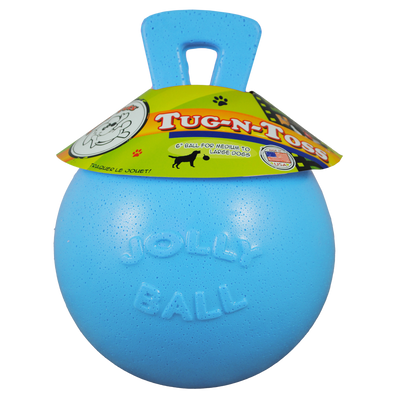 Foto van Jolly Tug-n-Toss 10 cm Baby Blauw (Bosbessengeur)