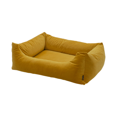 Foto van Madison Velours Dog Bed Geel M