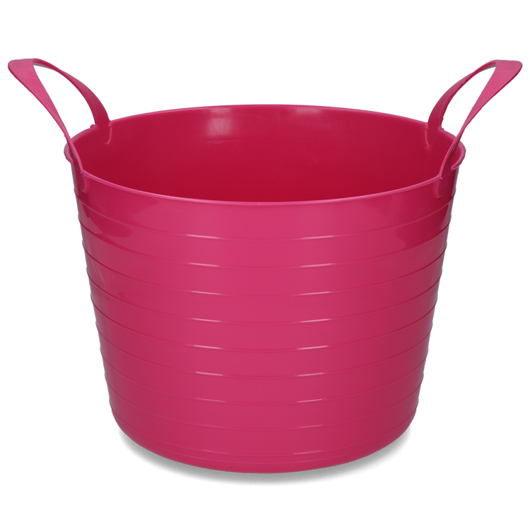 Foto van Emmer V-Trug Flexi roze 40 l