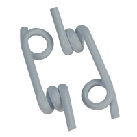 Isolator verstelbaar voor rondepaal. Lint tot 12mm