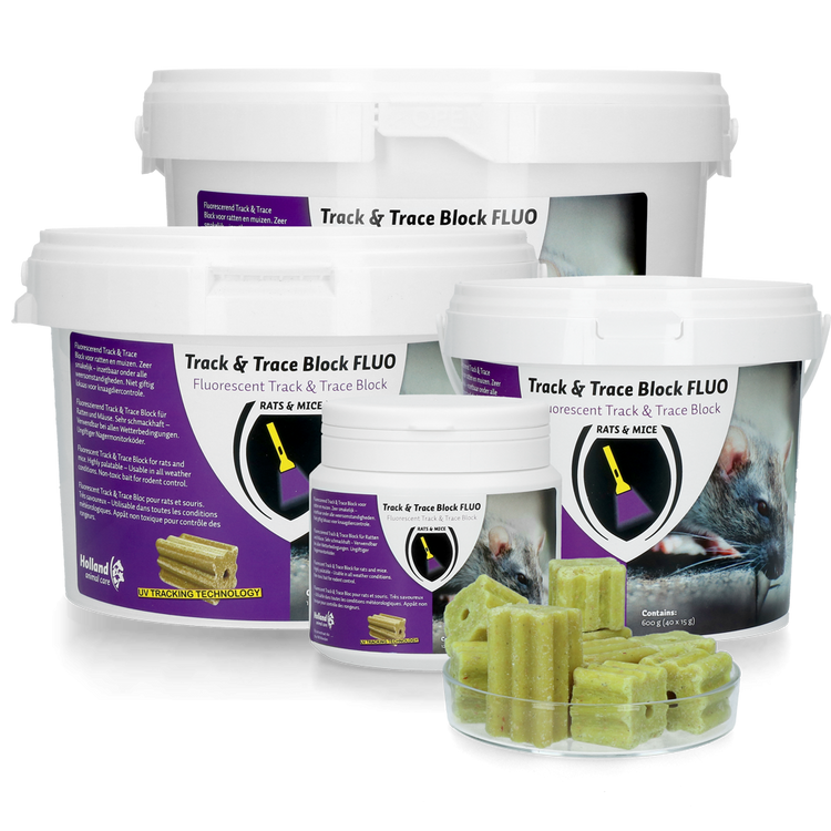 Foto van Track en Trace Block Fluo-NP (160x15g)