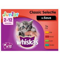 Whiskas Junior Classic in saus