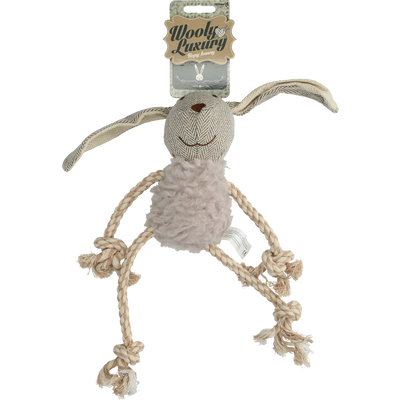 Foto van Wooly Luxury Ropy Konijn Grijs