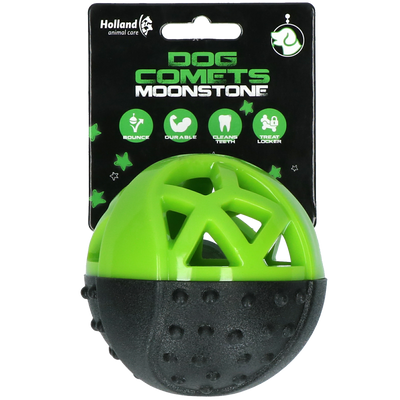 Foto van Dog Comets Moonstone Traktatiebal rond groen