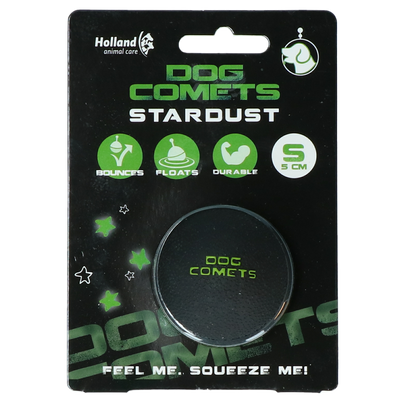 Foto van Dog Comets Ball Stardust Zwart/Groen S