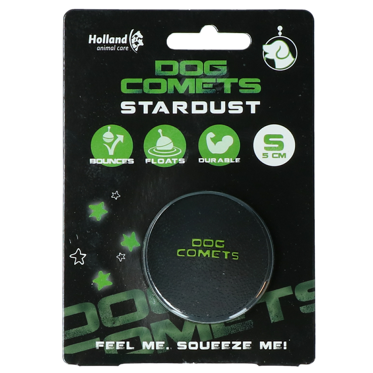 Foto van Dog Comets Ball Stardust Zwart/Groen S