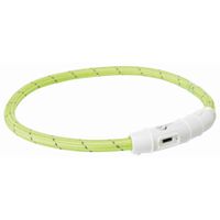 Trixie Flash lichtring USB TPU/nylon - 2 stuks