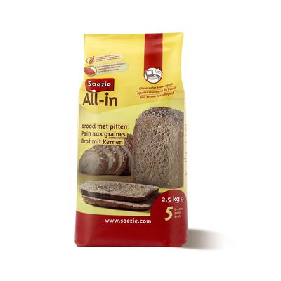 Soezie All-in brood met pitten Foto van Soezie All-in brood met pitten