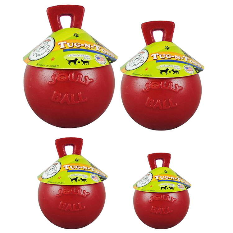 Foto van Jolly Tug-n-Toss 10 cm Rood