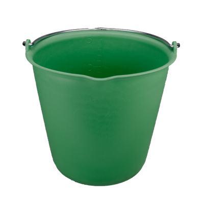 Foto van Emmer 15 l met schenktuit groen