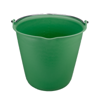 Emmer 15 l met schenktuit groen