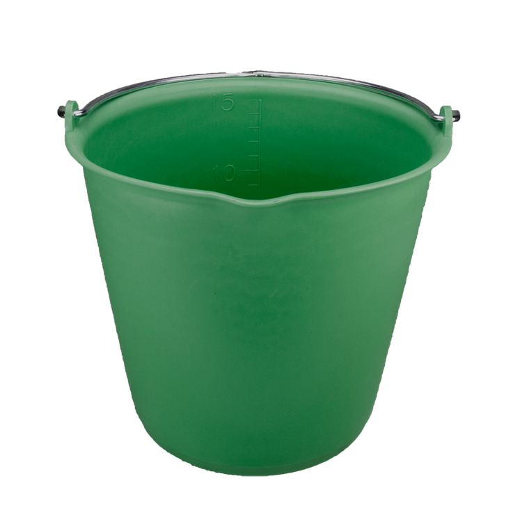 Foto van Emmer 15 l met schenktuit groen