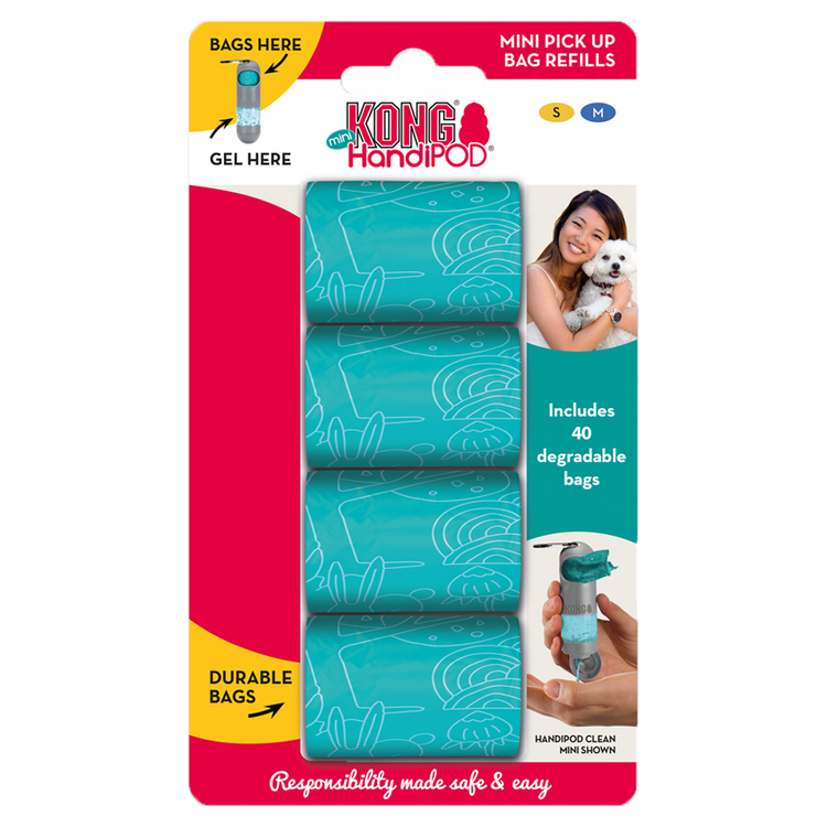 Foto van KONG HandiPOD Mini Pick up bag refills