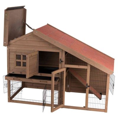Foto van Trixie natura knaagdierhok met ren 2 verdiepingen