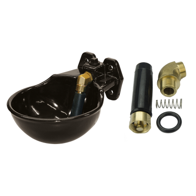 Foto van Drinkbak + staaf geemailleerd