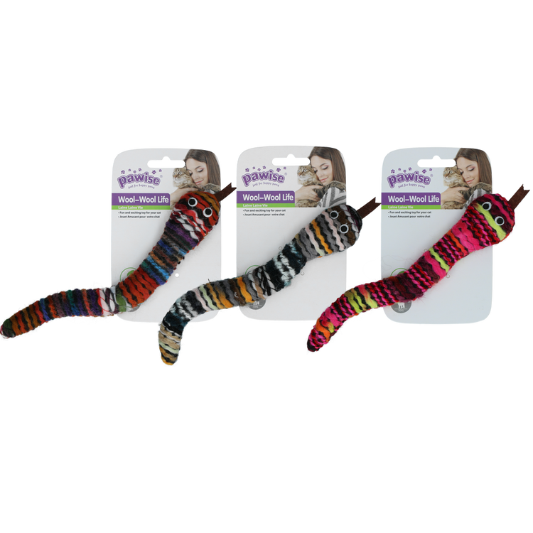 Foto van Pawise Meowmeow life - wool snack