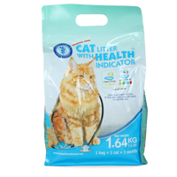 Cat litter met gezondheidsindicator