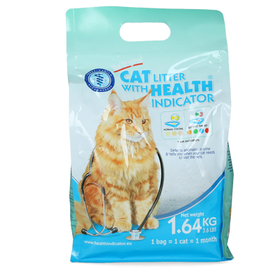 Foto van Cat litter met gezondheidsindicator