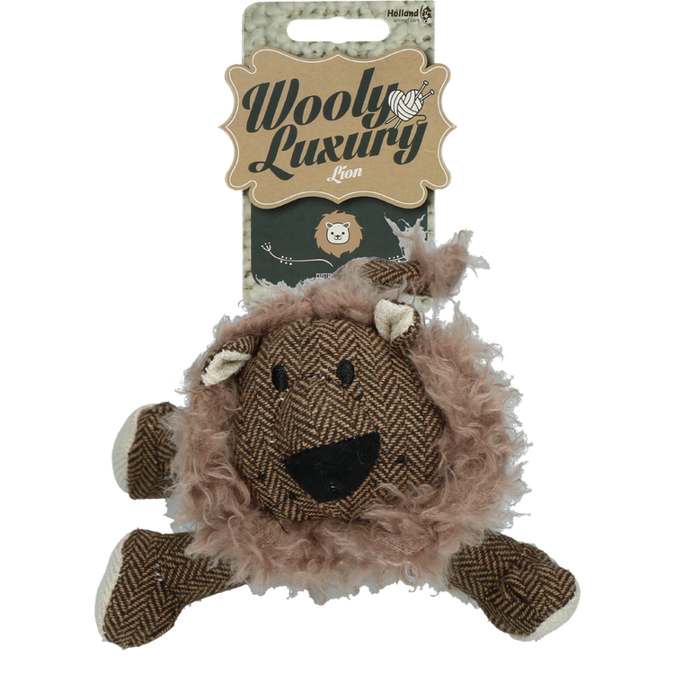 Foto van Wooly Luxury Leeuw Bruin