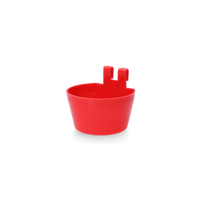 Pluimvee voerbakje kunststof met ophanghaak