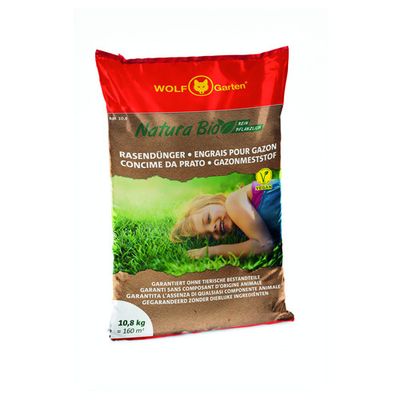 Wolf-Garten Natura Bio Gazonmest Foto van Wolf-Garten Natura Bio Gazonmest