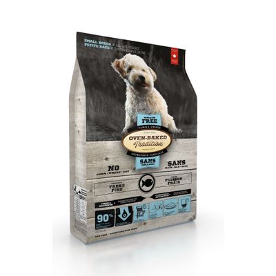 Foto van OBT Grain Free Dog Food Fish Small Breed 2.27 kg.