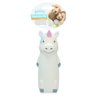 Latex toy met flesje - eenhoorn