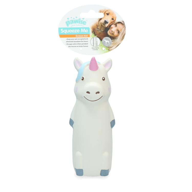 Foto van Latex toy met flesje - eenhoorn