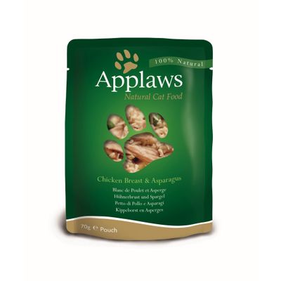 Foto van Applaws Kattenvoer Quick Serve Kip & Asperge 70 gr.