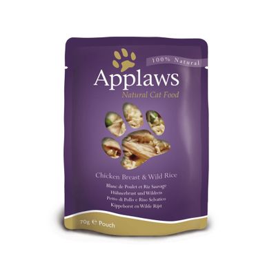 Foto van Applaws Kattenvoer Quick Serve Kip & Rijst 70 gr.