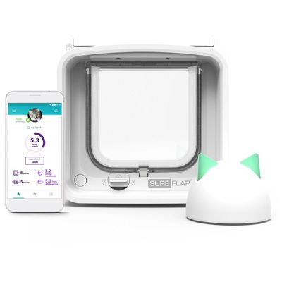 Foto van SureFlap Microchip Kattenluik Connect Bundel