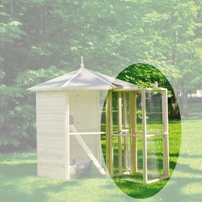 Foto van Ingangssluis voor 8-hoekige Volière