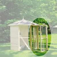 Ingangssluis voor 8-hoekige Volière