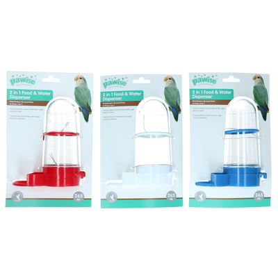 Foto van Pawise Volière drinkbak. 265 ml/15 cm