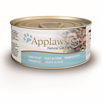 Foto van Applaws Kattenvoer Blik Tonijn 70 gr.