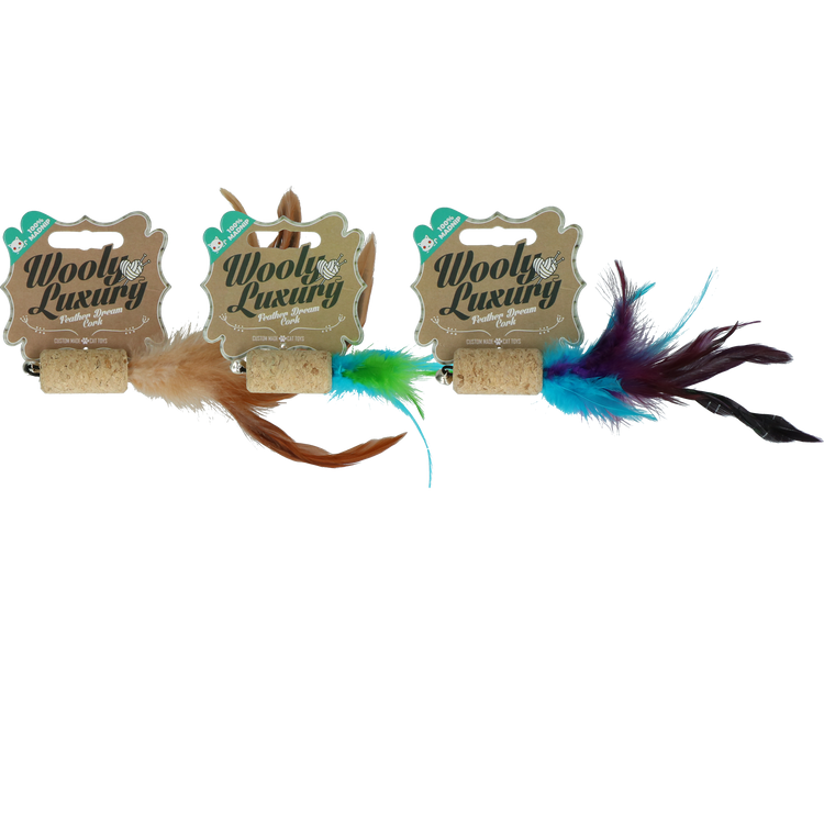 Foto van Wooly Luxury Feather Dream Cork Green