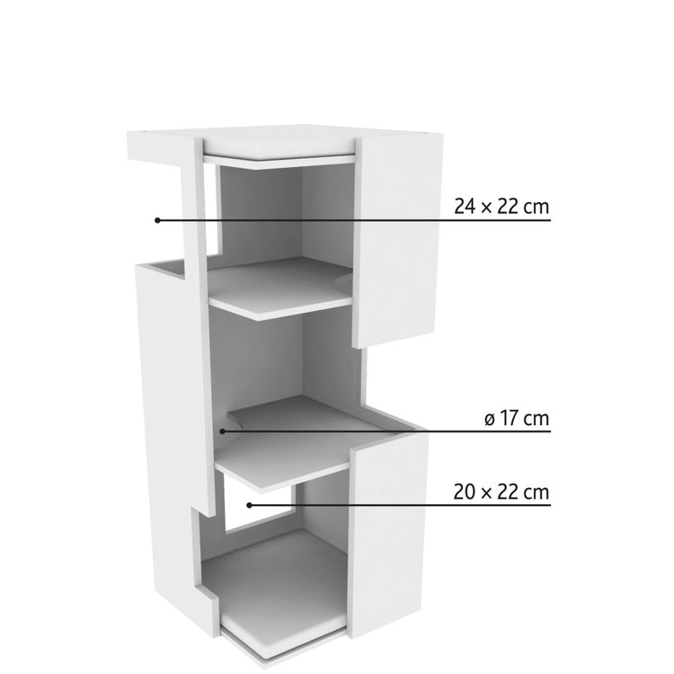 Foto van Trixie Cat tower XXL Gabriel vilt/sisal