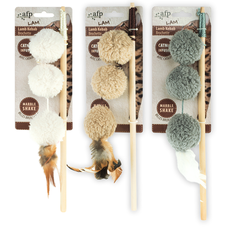 Foto van AFP Lambswool-Lamb Kebab Wand Catnip