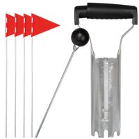 Woelmuizenval Accessoireset met Aardgatsteker | Sondeerstang en Markeervlaggetjes | Gardigo