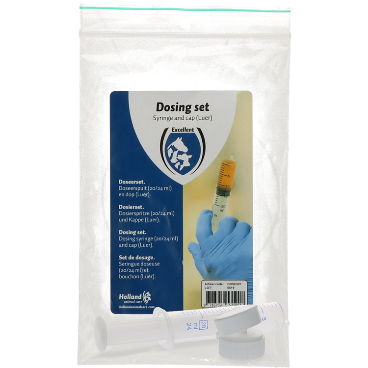 Foto van Doseerset (dop + spuit)